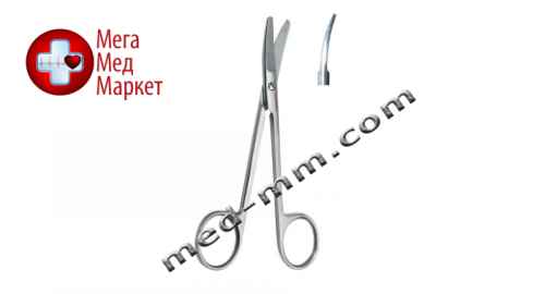 Купить Ножиці хірургічні, вигнуті 150мм цена, характеристики, отзывы